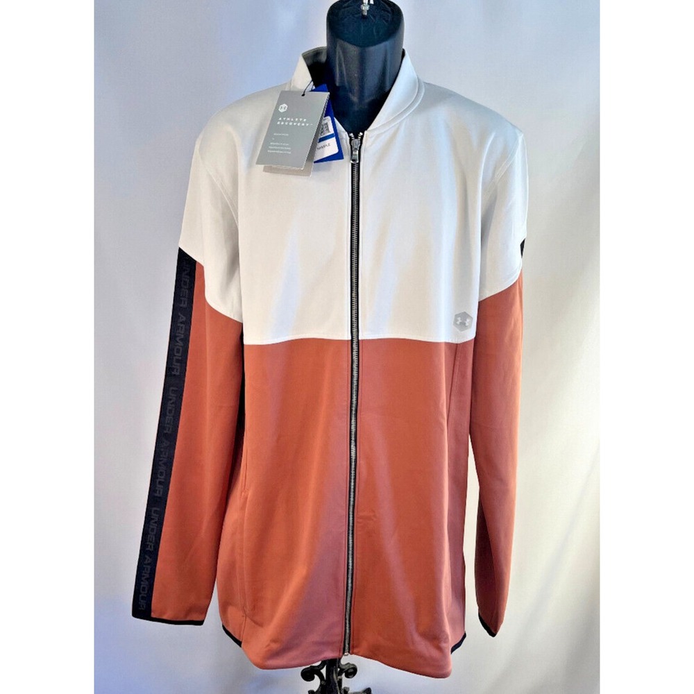 Mens Under Armour Powered Celliant Sample Full Zip Warmup Jacket NWT Recovery XL